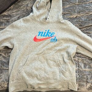 Gray Nike SB hoodie size large.